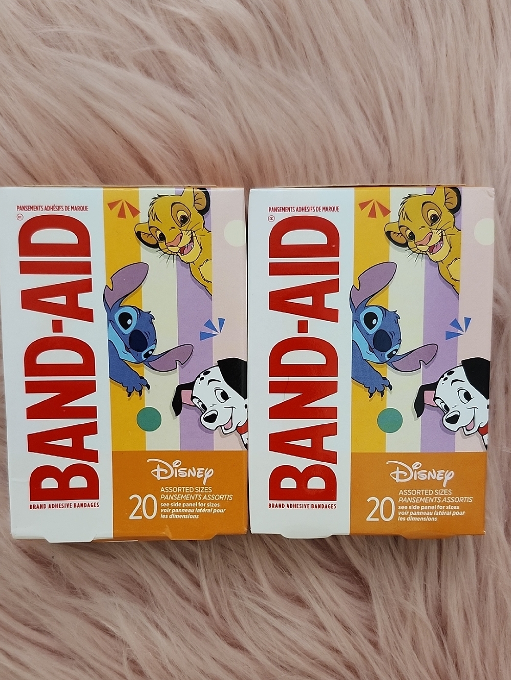 Brand New DISNEY ASSORTED Band-Aid Bandages-2CT